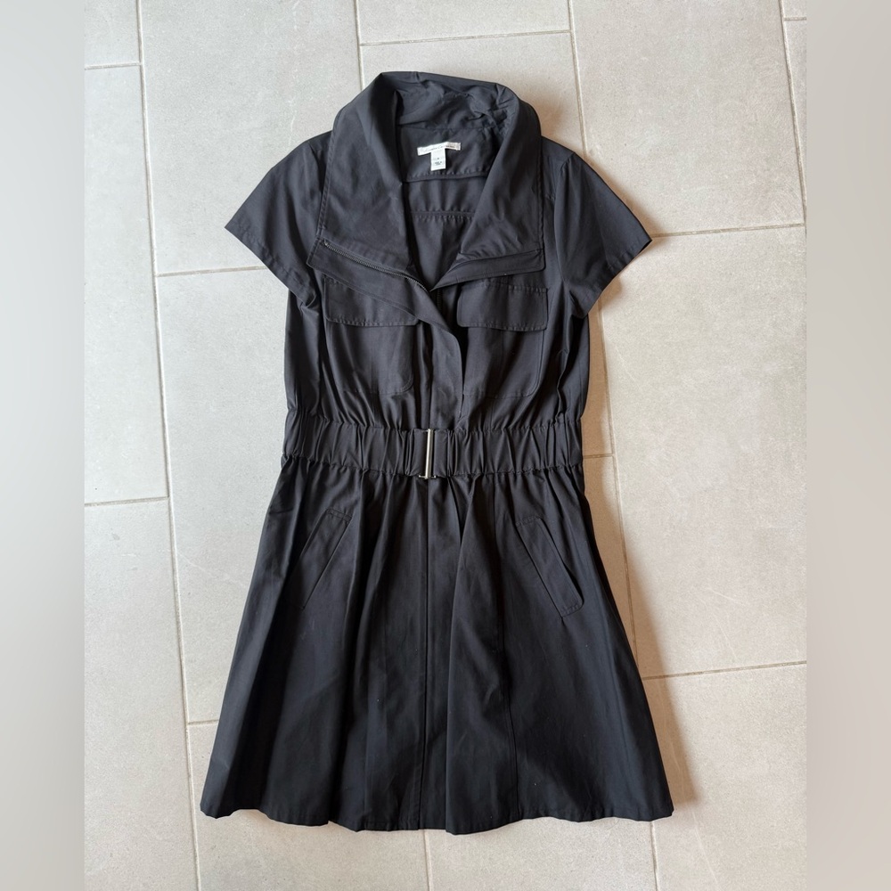 Kenneth Cole black collared dress size 6